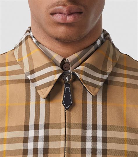 burberry reversible check jacket men